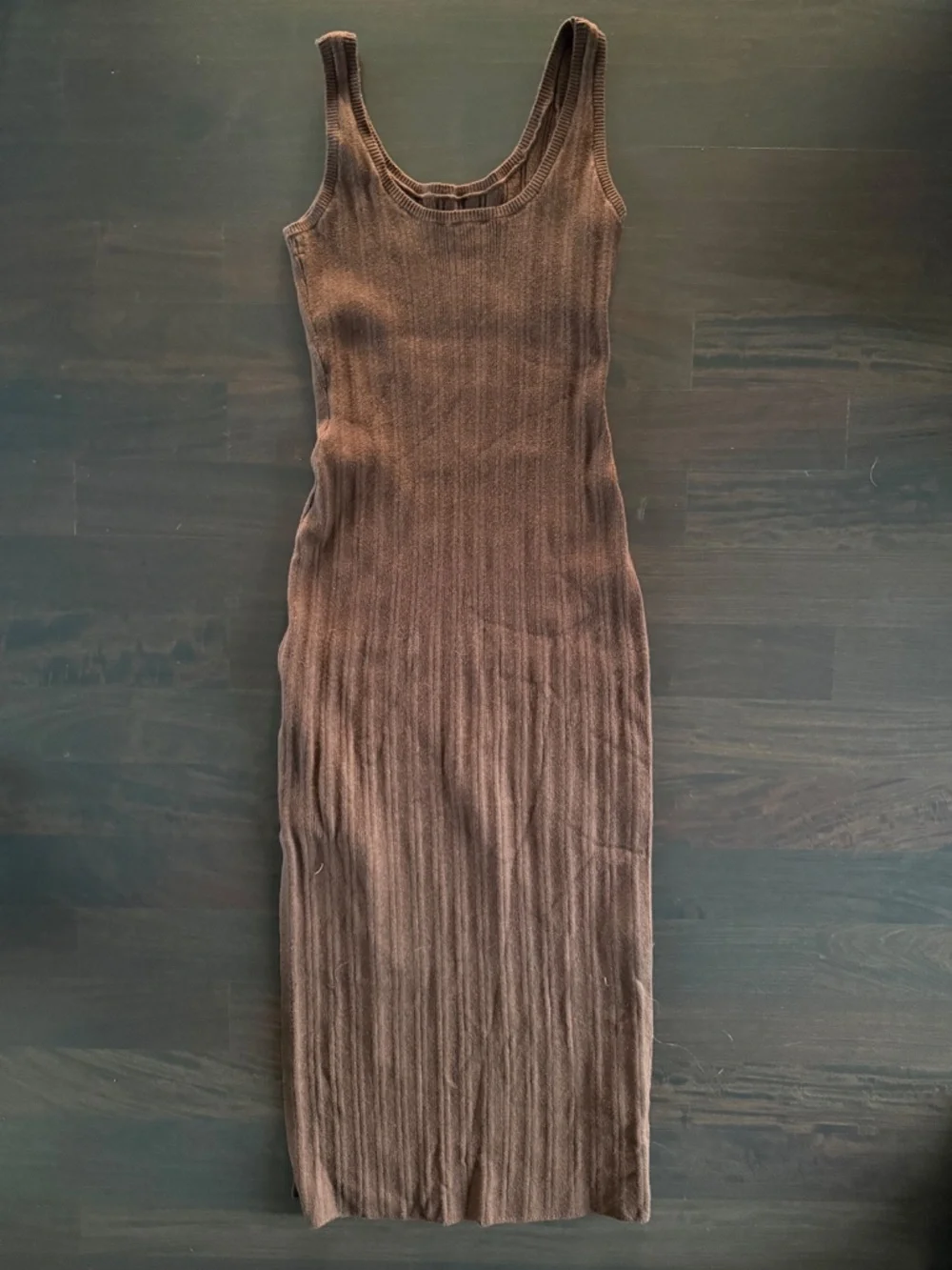 A&F Knit Maxi Ribbed Dress